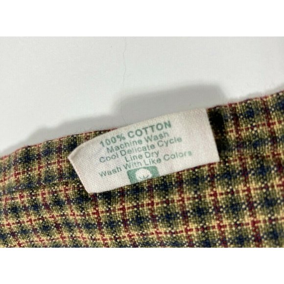 Vintage Park Designs Cabin Valances Curtains Lodge Plaid Moose Elk Hunting Set - Picture 6 of 9